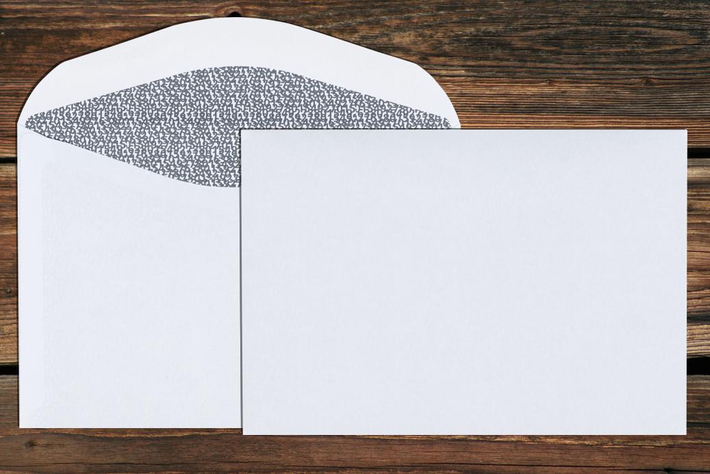 Kuvertierhüllen C6 114x162 mm Nassklebend Weiß 80 g/qm